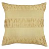 S4Sassy Home Decorative Square Cushion Cover Beaded Designer Beige Indian