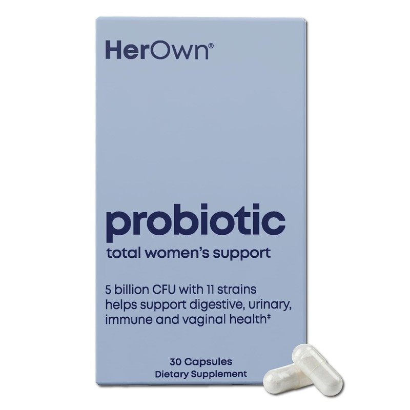 HerOwn Probióticos para Mujer, 11 Cepas con Inulina Prebiótica, 5