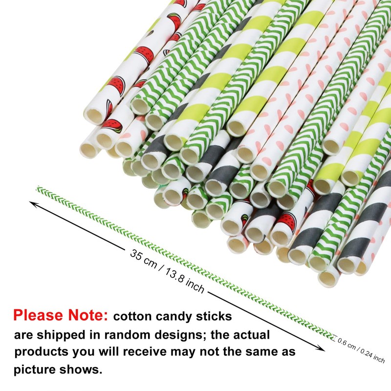 Cotton Candy Cones Penta Angel 50Pcs 13.8” Random Color Cotton