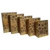 Bambelaa! Cardboard Christmas Design Boxes Gift Gold Large 24.5 x