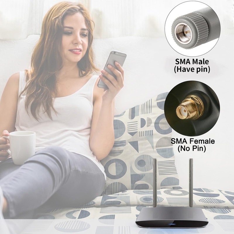 Long Range Cellular Trail Camera Upgrade Replacement SMA Male Antenna