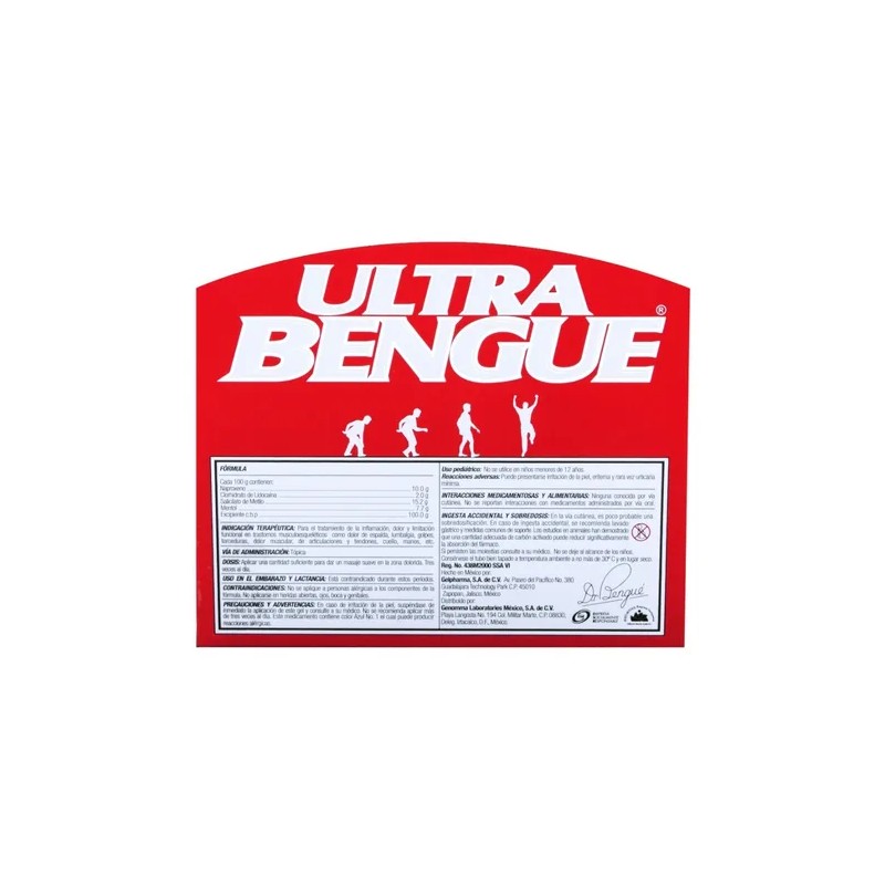 Bengue Ultra Gel Rojo 35g