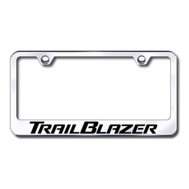 Au-tomotive Gold Chevy Trailblazer Laser Etched Stainless Steel License Plate Frame
