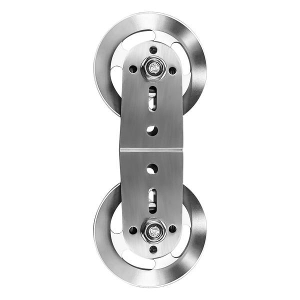 plzzree Swivel Dual Pulleys 360° Rotation Roller Double Pulley Wheel