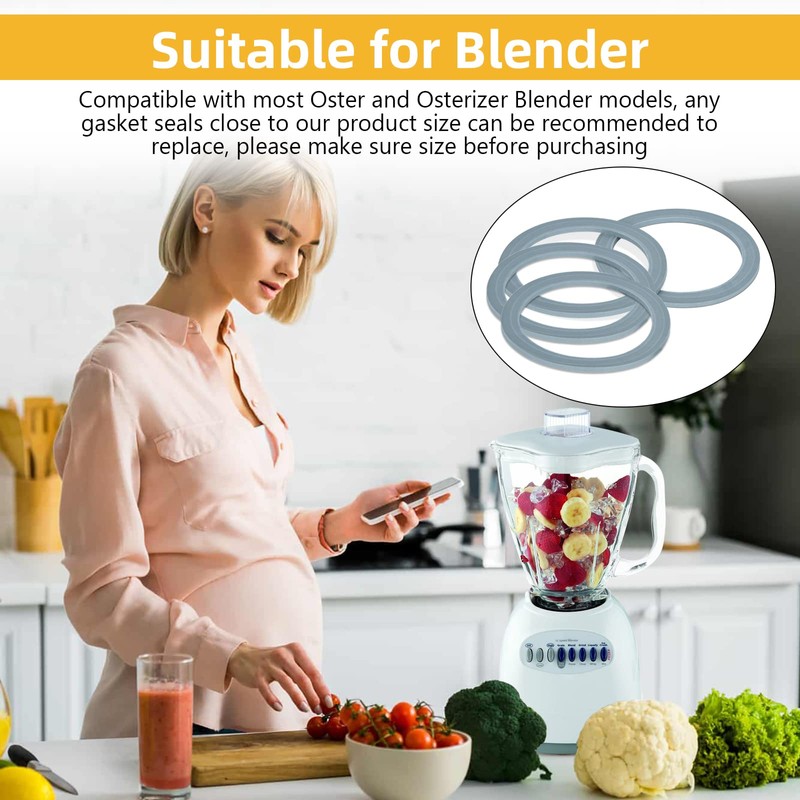 4 Pack Blender Gasket Seals Blender Gasket Replacement Part for
