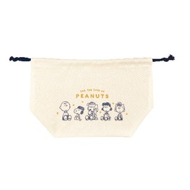 Snoopy Good Friends 7370 Camio Japan Snoopy Lunch Bag Drawstring Lunch Box Drawstring Bag Lunch Bag 213737