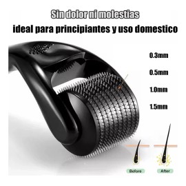 4pzs Dermaroller Facial Para Barba Titanio Produce Colágeno