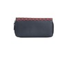 Josephine Osthoff Large Double Zip Braided Leather Women's Wallet with