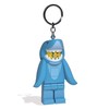 Classic Shark Suit Guy Keychain Light - 3 Inch Tall