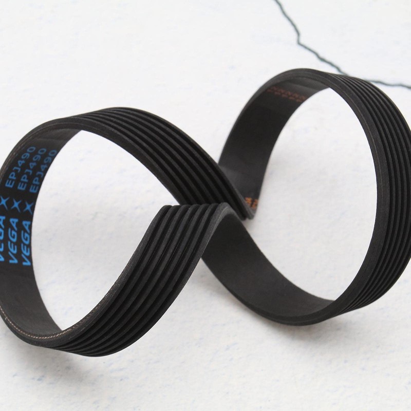 7PJ490mm Lawn Mower Drive 16mm Width Rubber Synchronous Closed Loop