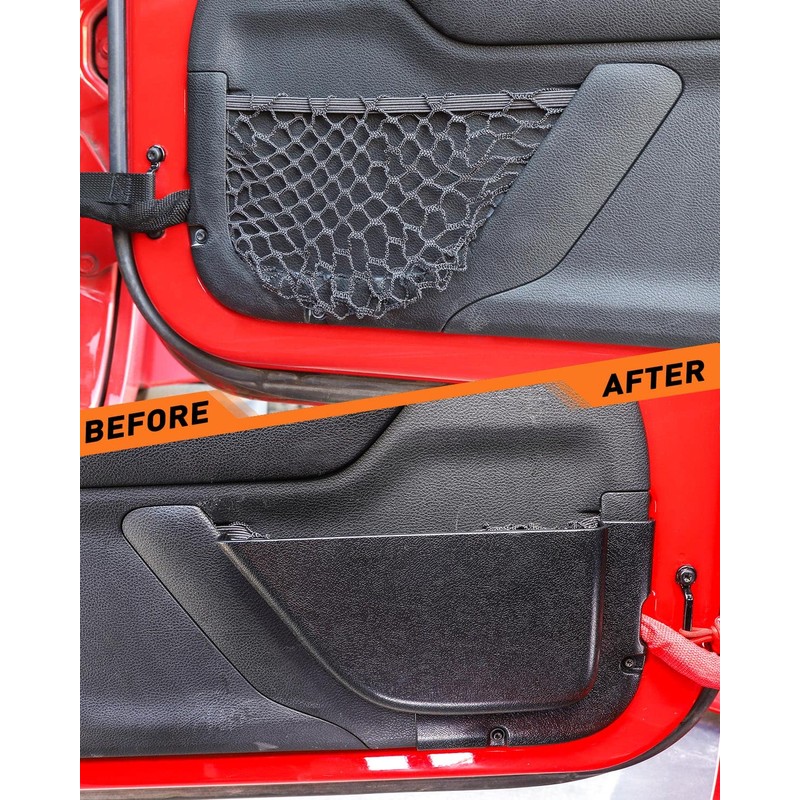 Savadicar DP5 Front Door Storage Pockets Without Cup Holder, Side