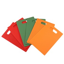 Yarebest Small Chopping Board Set, Kitchen Plastic Cutting Board, 6 Pack