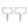 2pcs Exhaust Manifold Clamp Repair Kit Manifold Stud Clamp Replacement