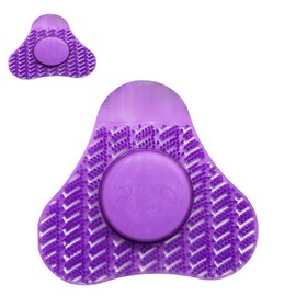 Urinal Screen Deodorizer with Urinal Cakes, janitorial Urinal Deodorizer Urinal Cakes, Bio Enzyme Anti Splash Urinal Purple Mats for Commercial Use-Public Restrooms, Gas Stations - Lavender Scented(1)