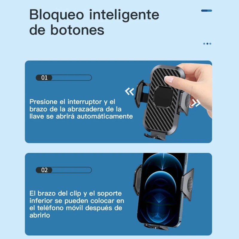 360° Soporte Base Sujetador Celular Auto Carro Porta Automov