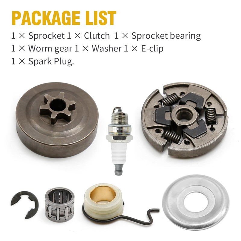 Ollanoos 1123 640 2003 3/8" Spur Sprocket Clutch Cover Kit