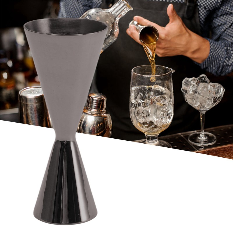 Cocktail Double Jigger Stainless Steel Innovative Wine Measuring Cup Bartending
