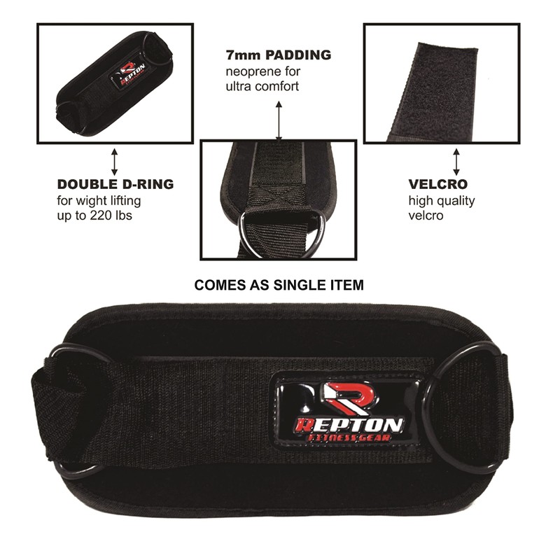 Ankle Straps for Cable Machines Attachments - Adjustable Ankle Cuff