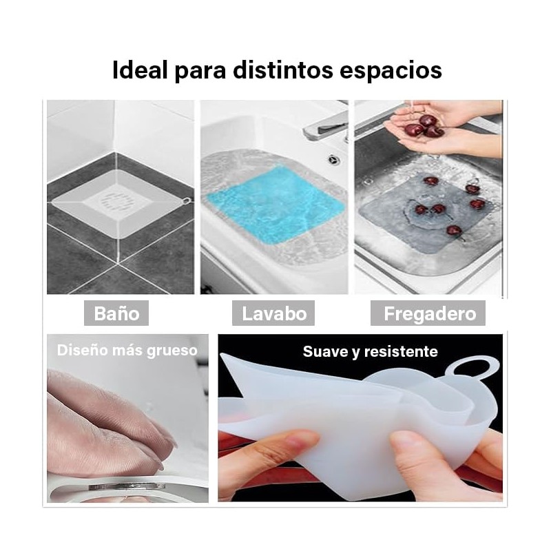 Timotech Set de 2 Tapas de Coladera, Tapa para Drenaje