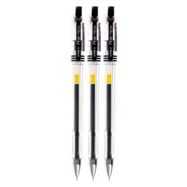 DONG-A Fine-Tech, 0.25 mm, Gel Ink Roller Ball Pens, Black by Dong-A