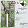 Kalinar Adjustable Aluminum Tree Support Pole with Tree Crutch –