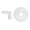 Skimmer Vacuum Plate with 90 Degree Elbow Adapter Swimming Pool