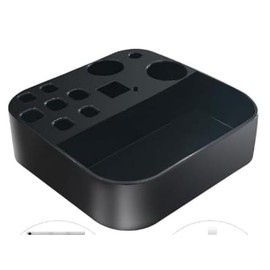 Easy to Install Pet Grooming Arm Organizer with Multi-Compartment Storage - Adjustable Tool and Accessory Holder