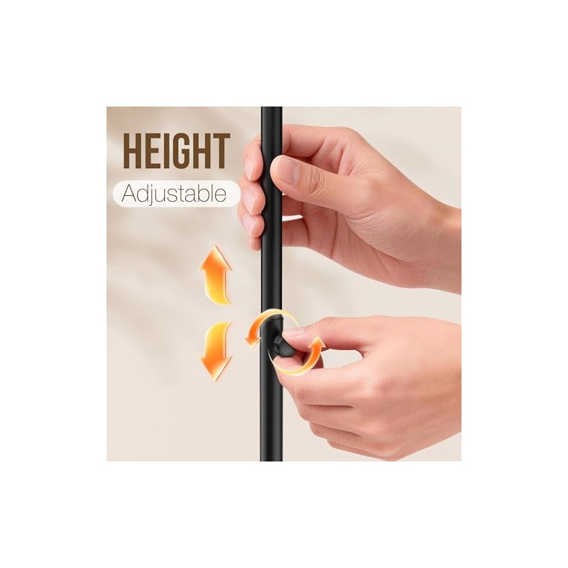 Aetyord Z-Shape Countertop Towel Holder - Height Adjustable for Bathroom/Kitchen/RV