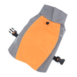 Ranphy Dog Raincoat Waterproof for Medium and Large Dogs Reflective Rain Cover Breathable with Abdominal Protection Dachshund Labrador Dog Jacket Ultralight Safe Dog Clothing Orange 7XL