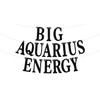 Big Aquarius Energy Banner, temporada de acuario enero/febrero Decoración para