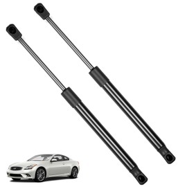 BDFHYK 6471 13in/60Lbs (267N) Hood Struts Lift Supports Car Hood Holder Gas Spring Compatible with Infiniti Q60 2014-2015, G37 2008-2013, Set of 2