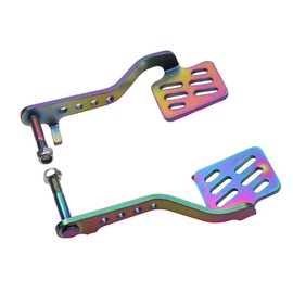 QASKEHKT Brake Throttle Pedals 71" Cable with Return Springs Kit for 196cc 6.5hp Road Rocket Azusa Fun Kart Carter Go Kart Vintage Go Cart Racing Drift Trike Heavy Duty PartsThrottle Colorful