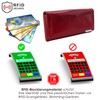 Wallet eka5289, red, Modern