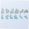 VILLFUL 2 Set Mini Rabbit Carbon Steel Cutting Dies for