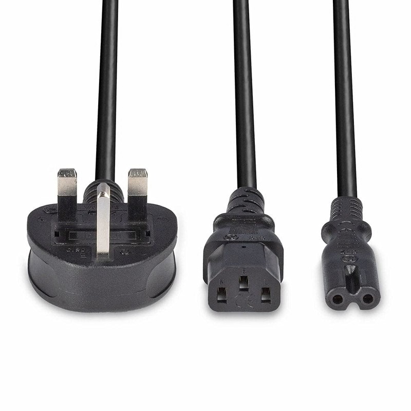 Lindy 2.5m UK Mains 3 Pin Plug to IEC C13