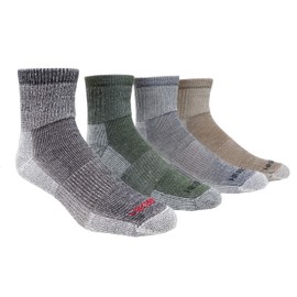 J.B. Field's Super-Wool Hiker GX Low-cut 1/4 Hiking Socks (3 Pairs)
