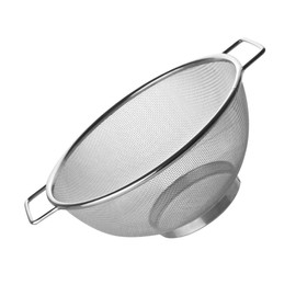 Fackelmann Colapasta 20 cm In Acciaio Inossidabile - Rete Fine Per Drenaggio Rapido - Versatile Per Quinoa, Cereali, Riso, Frutta, Verdura E Pasta - Design Funzionale Con Maniglie E Supporto