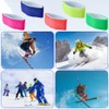 CREATCABIN 10Pcs Ski Strap Fasteners Adjustable Ski Wraps Ties EVA