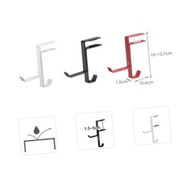 GRIRIW Retractable Bag Hanger Headset Stand Holder Metal Gaming Headphones Hanger Under Desk Mount Clip Design for Headphones Bags Keys More White