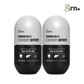 GARN GRN 남성다이어트 케어 블랙맨 1+1 SET (총 2박스) GRN Men's Diet Care Black Man 1+1 SET (Total 2 Boxes)