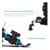 THE9SHOP Base Soporte Porta Celular Para Moto/bicicleta Cargador Usb