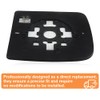 Senzeal Passenger Side Tow Mirror Glass Heated Tow Mirror Replacement