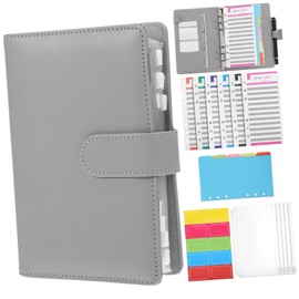 NUOBESTY Budget Binder Stylish Organizer for Monthly Cash Management Savings Challenges Expense Tracking Financial Planning