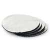 PZRT 5pcs Incense Burner Black Ash Catcher Pad 45mm Fireproof