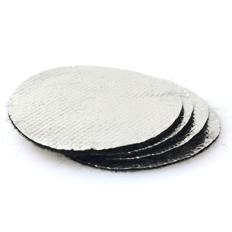 PZRT 5pcs Incense Burner Black Ash Catcher Pad 45mm Fireproof