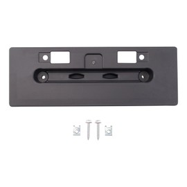Front License Plate Bracket Black Compatible with 2017-2022 INFINITI Q60 IN1068111