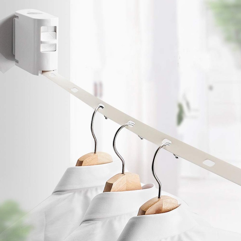 Tendedero retráctil para interior de TPU, retráctil, línea de ropa