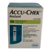 Tiras Reactivas Accu-Chek Instant 50 Unidades con 100 Lancetas Color