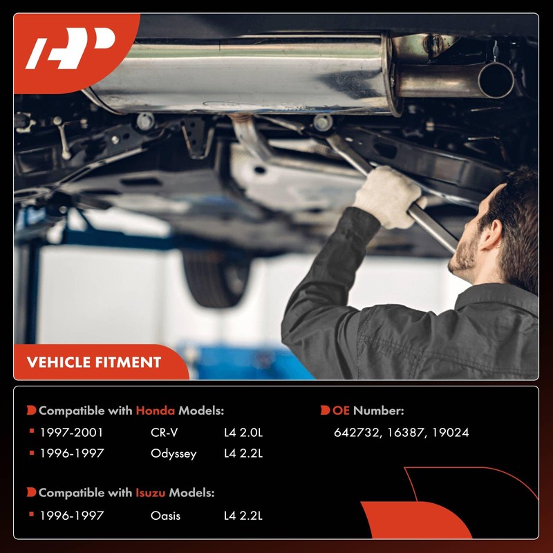 A-Premium Catalytic Converter Kit Direct-Fit Compatible with Honda CR-V CRV