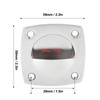 59x59mm Flush Pull Recessed Sliding Pull Handle 316 Stainless Steel